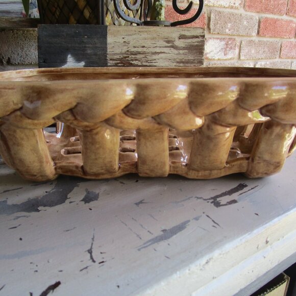 Vintage Studio Pottery Large Handcrafted Colander Bowl - Picture 3 of 7